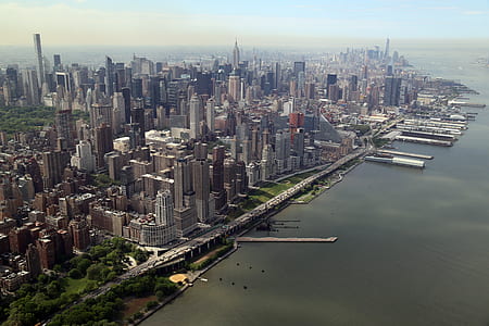 sea, city, water, skyline thumbnail
