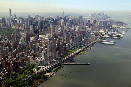 aerial view of high rise buildings thumbnail