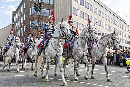 people riding horse parade thumbnail
