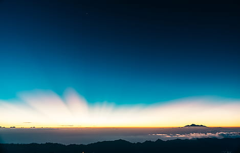 sky, horizon, sunset, sunrise, mountain thumbnail