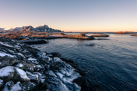 seashore under clear blue sky during daytime thumbnail