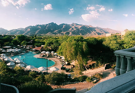 Resort Near Brown Mountain Range thumbnail