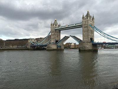 bridge under cloudy sky thumbnail