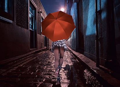 woman walking on street thumbnail