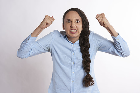 woman wearing blue sport shirt thumbnail