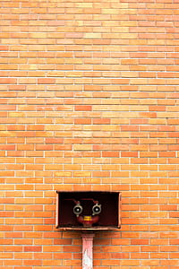 Brown Concrete Brick Wall thumbnail
