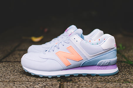 purple-and-orange New Balance shoes thumbnail