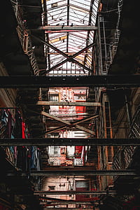 brown metal truss framed during daytime thumbnail