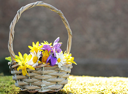 shallow focus photography of gray wicker basket thumbnail