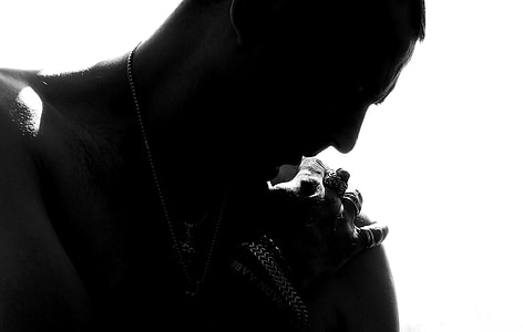 portrait of man against white background thumbnail