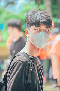 Photo of Man Wearing Mask thumbnail