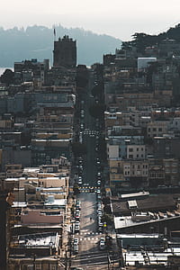 bird's eye view of high-rise buildings thumbnail