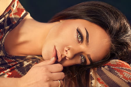 photo of woman wearing tribal top thumbnail