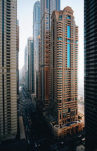 skyscrapers during sunrise thumbnail