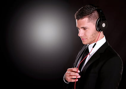 man wearing black headphones thumbnail