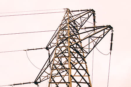 yellow steel utility pole thumbnail