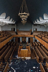 brown wooden building interior thumbnail