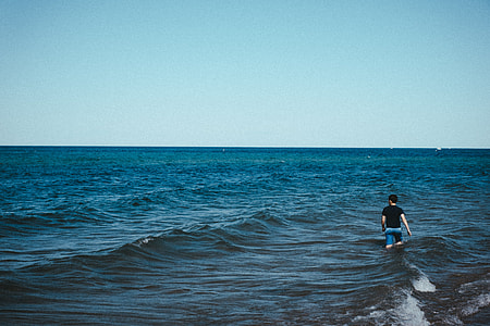 Boy in water thumbnail