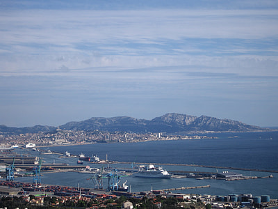 Landscape of the Port of Marseille, France thumbnail