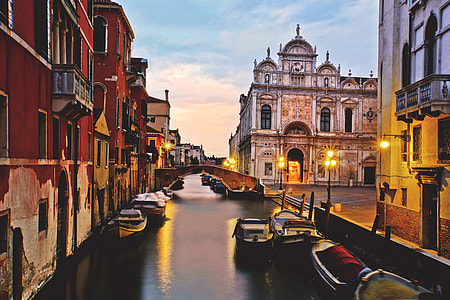 Sunset shot captured in Venice, Italy thumbnail