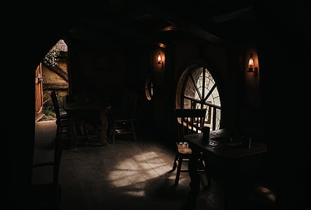 architectural photography of wooden house thumbnail