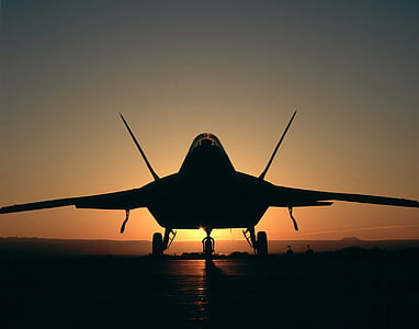 silhouette of airplane thumbnail