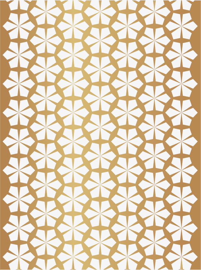 golden geometric puzzle pattern eps file