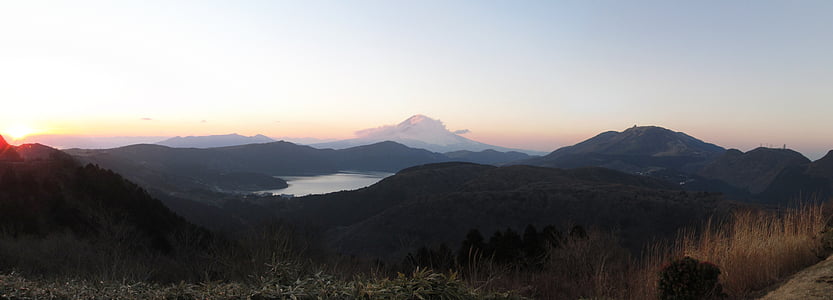 silhouette photo of mountains thumbnail
