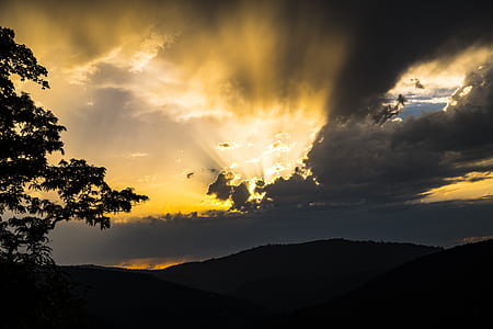 sunset over the horizon thumbnail