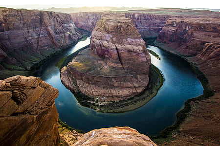 landscape, nature, water, rocks thumbnail