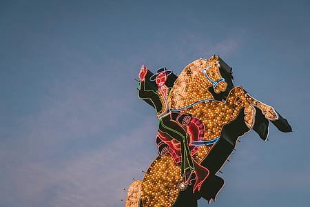 man riding on horse decor thumbnail
