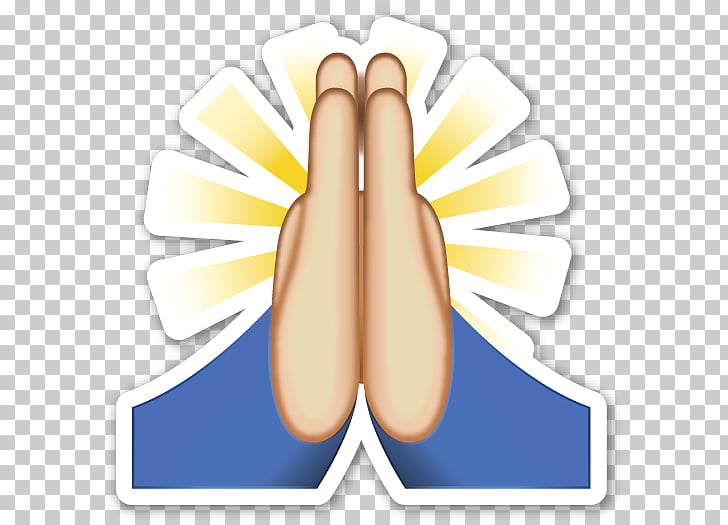 Praying Hands Emoji Prayer Sticker, hand emoji, praying hand emoji PNG
