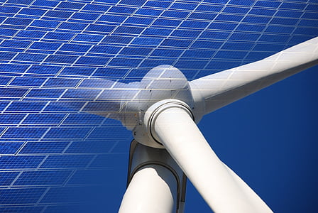 photograph of white wind turbine thumbnail