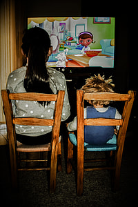 child sitting in front of TV thumbnail
