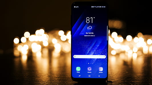 lights, smartphone, dark, technology thumbnail