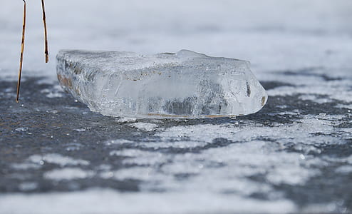 greyscale photography of ice thumbnail