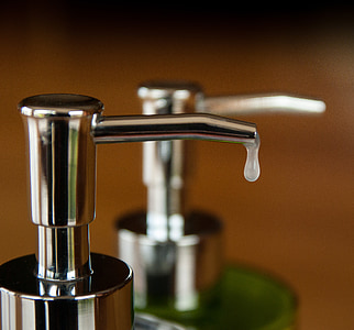 close-up photo of pump bottles thumbnail