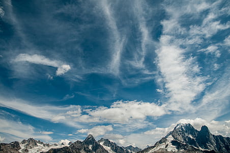 mountain under white cloud during daytime thumbnail