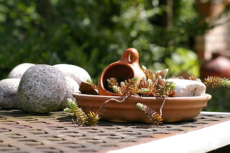 brown indoor water fountain thumbnail