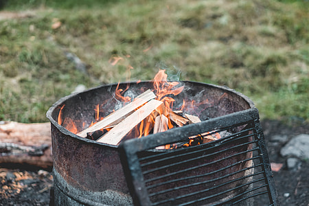 Camp Fire in Mountain Camp thumbnail