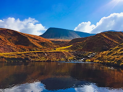 clear river surrounded by mountain thumbnail