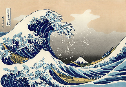 Great Wave off Kanagawa in Yokohama, Japan thumbnail