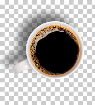 Turkish coffee Tea Caffè Americano Cafe, coffee, black coffee on white ceramic mug PNG clipart