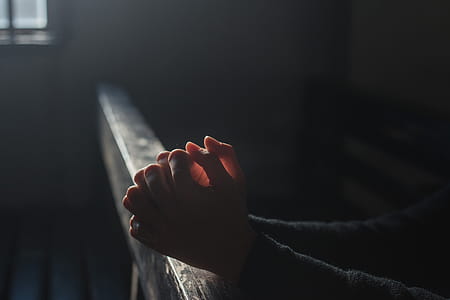 Hands Praying in Church thumbnail
