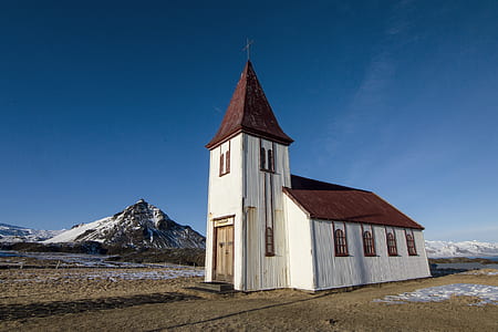 white and brown church thumbnail