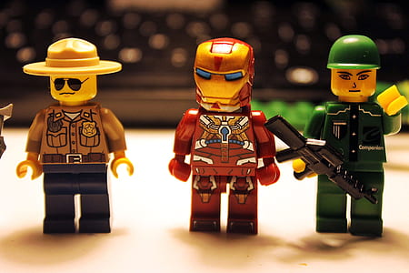 three Lego character toys thumbnail