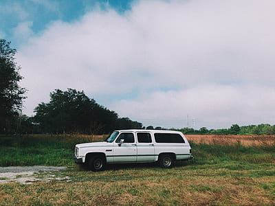 gray station wagon at daytime thumbnail