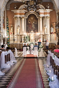wedding ceremony in cathedral thumbnail