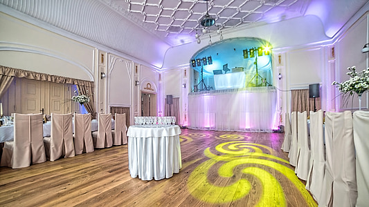 fine dining inside white painted room thumbnail