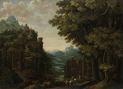 people standing near building painting thumbnail